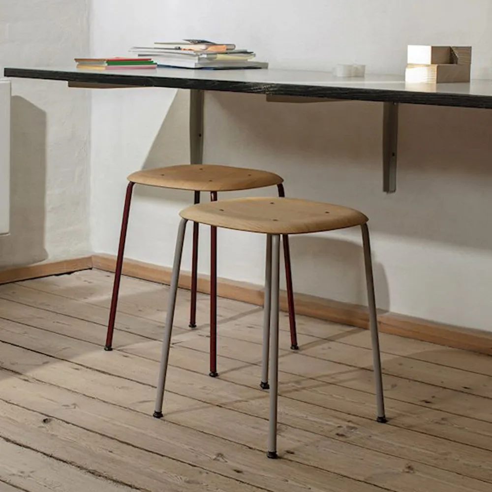 Soft Edge 70 pall, Soft grey, kromstativ HAY