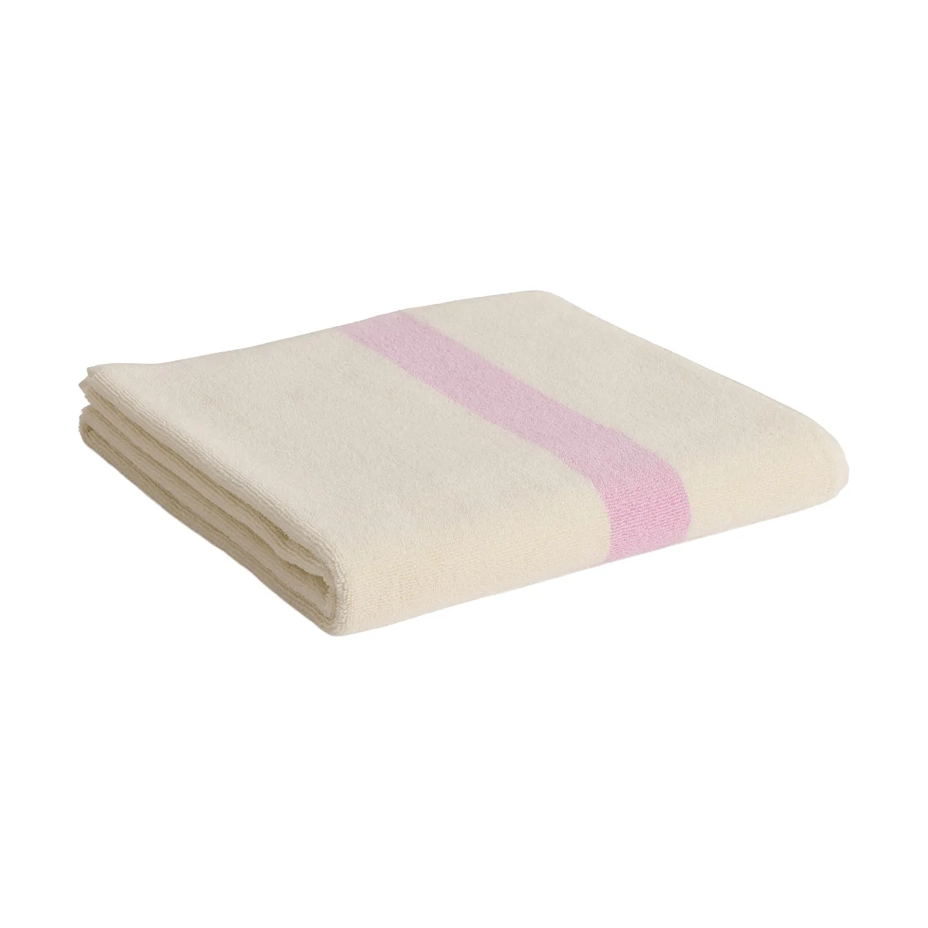 Stripe handduk, Cool pink, 70x140 cm HAY