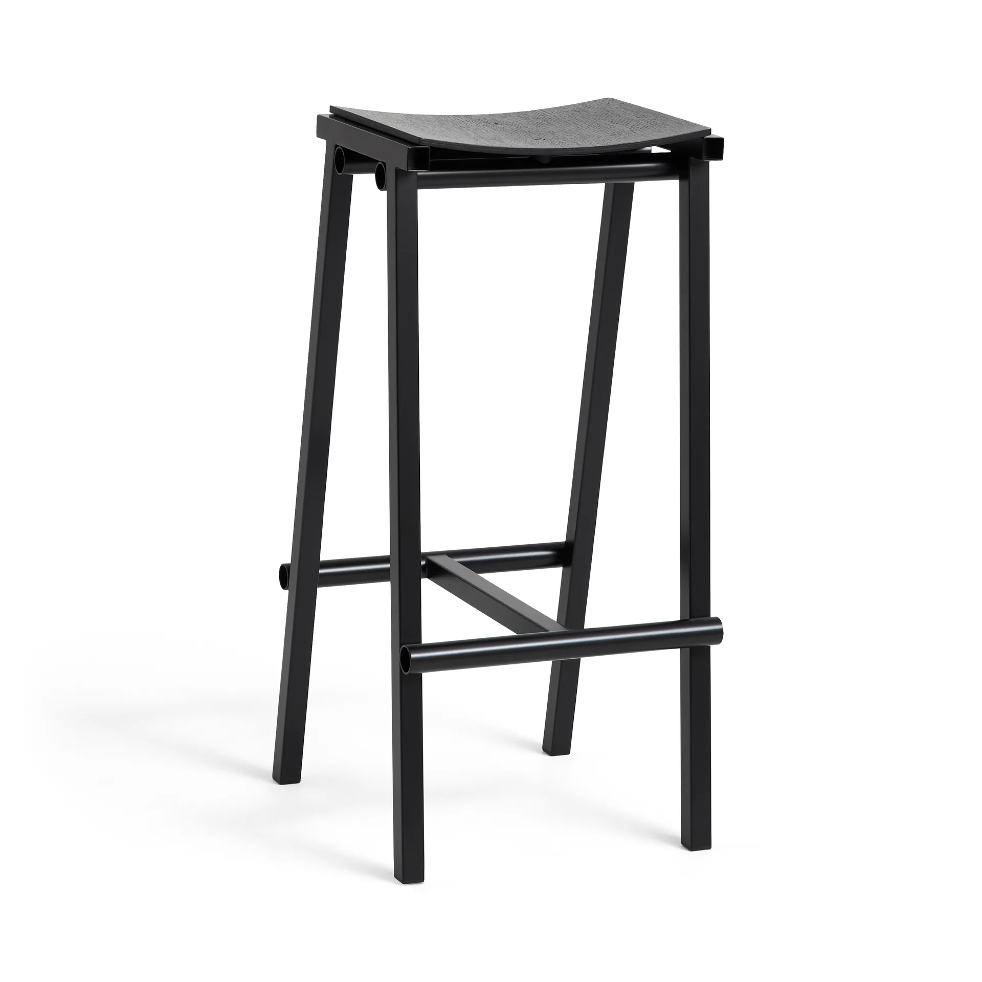 Taburete 8 high barstol 75 cm, Black (svart) HAY