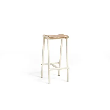 Taburete 8 high barstol 75 cm - Eggshell (vit) - HAY