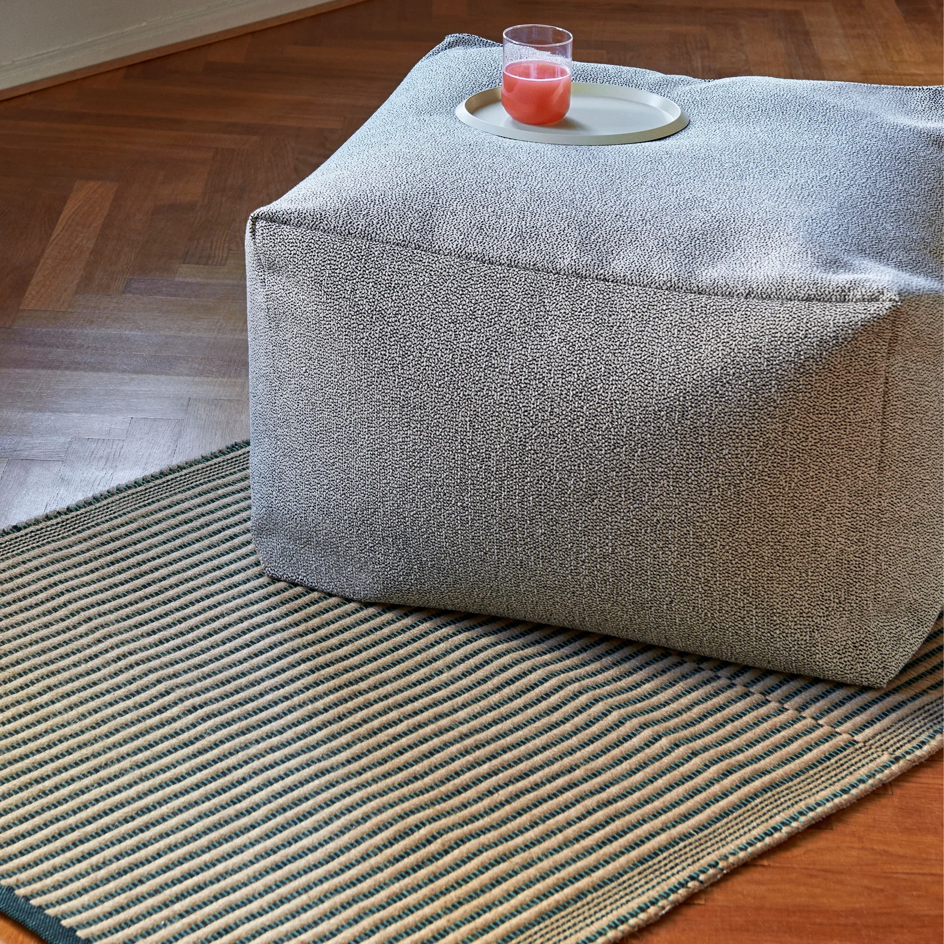 Tapis matta 80x200 cm, Black-green HAY