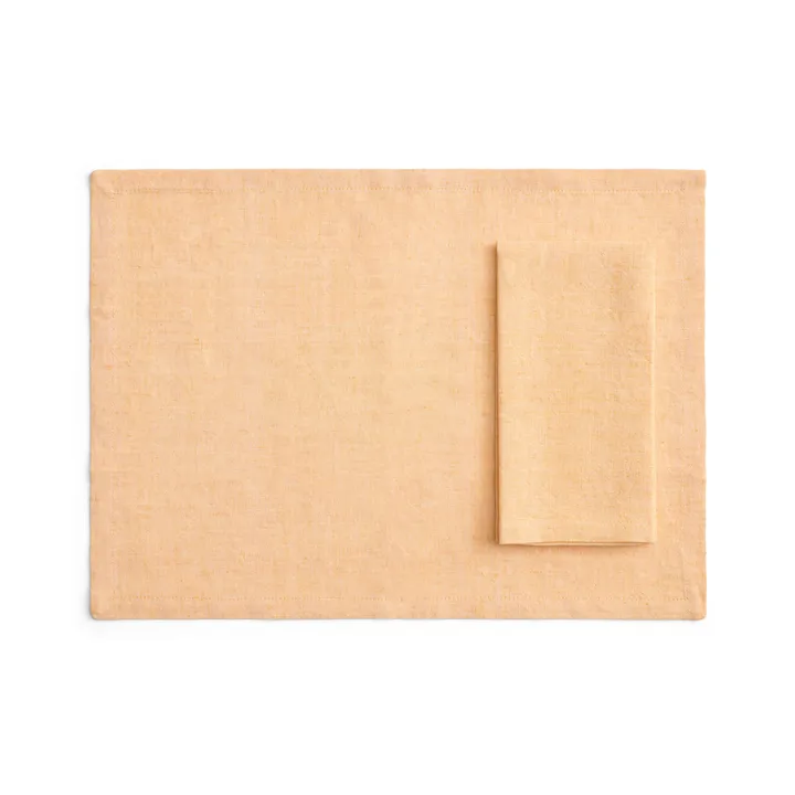 Tavolo bordtablett/servett 4-pack - Soft orange - HAY