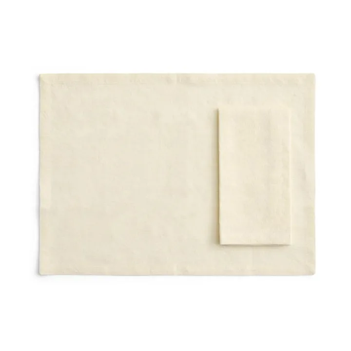 Tavolo bordtablett/servett 4-pack - Soft yellow - HAY