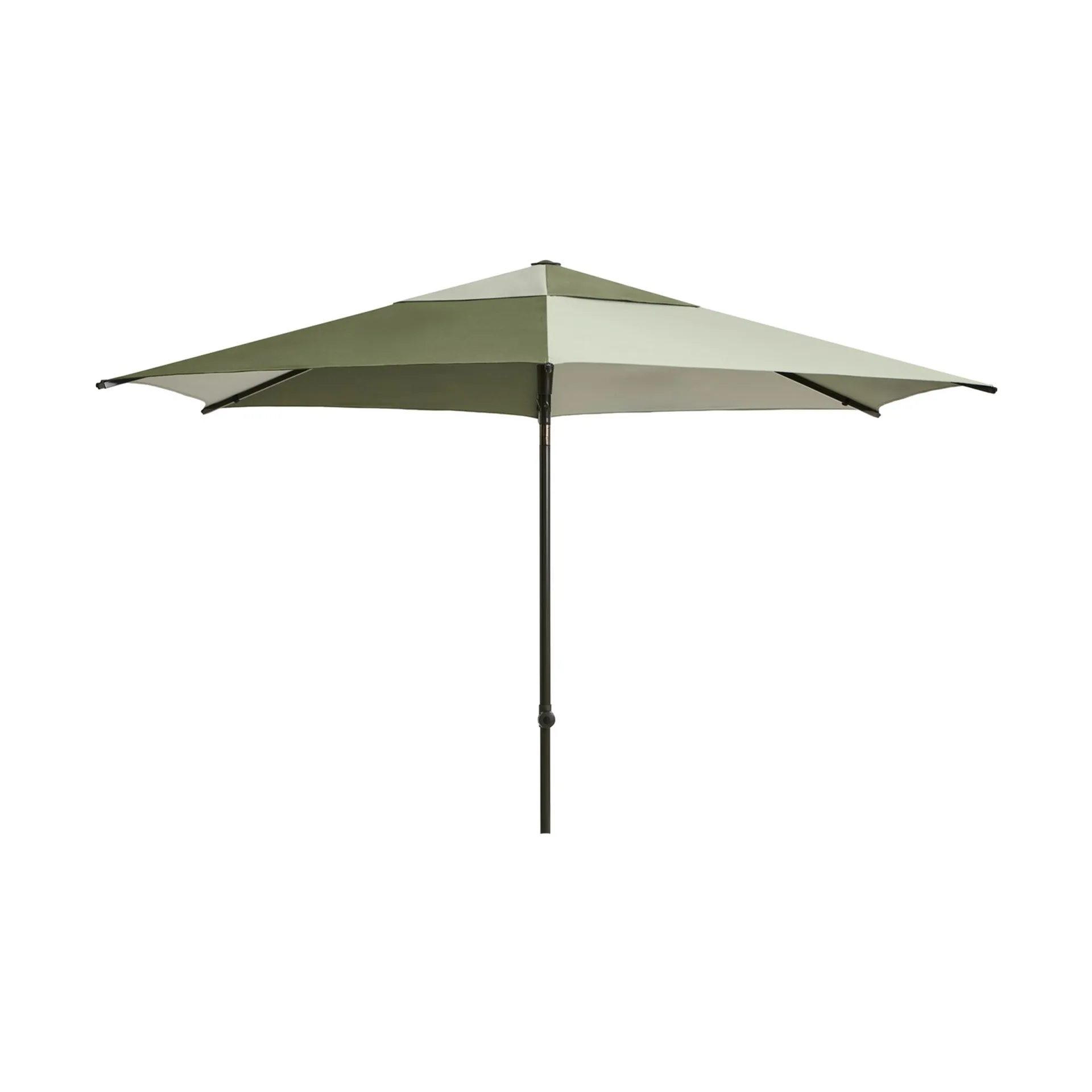 Terrazza Hexagon parasoll, Green-dark green HAY