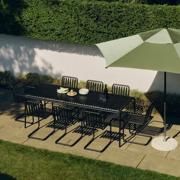 Terrazza Hexagon parasoll - Green-dark green - HAY