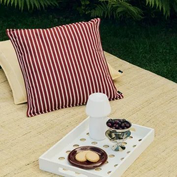 Terrazza kudde - Terracotta bold stripe, 50x50 cm - HAY