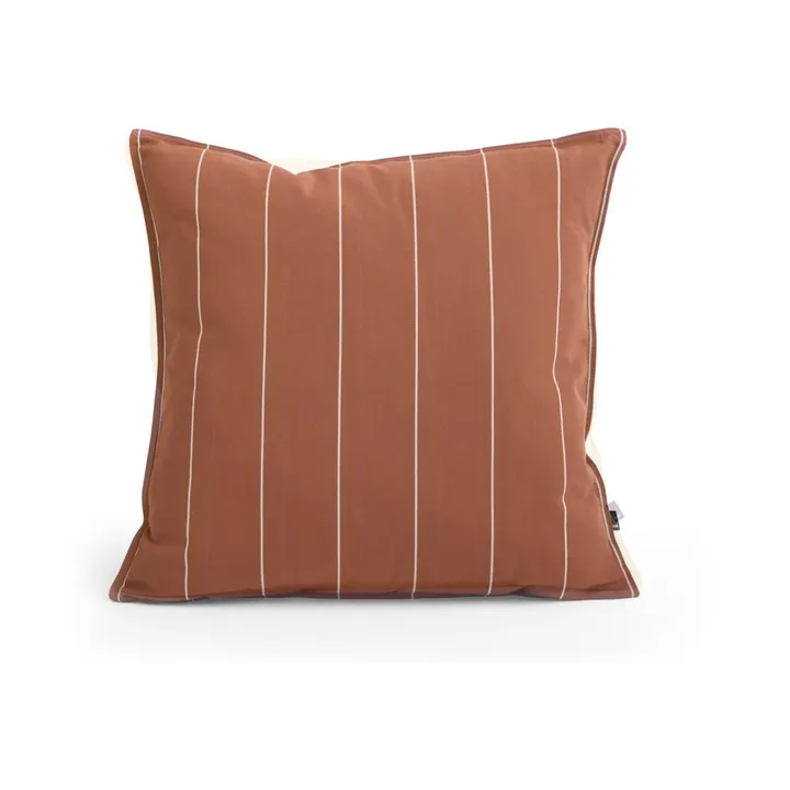 Terrazza kudde - Terracotta narrow stripe, 60x60 cm - HAY