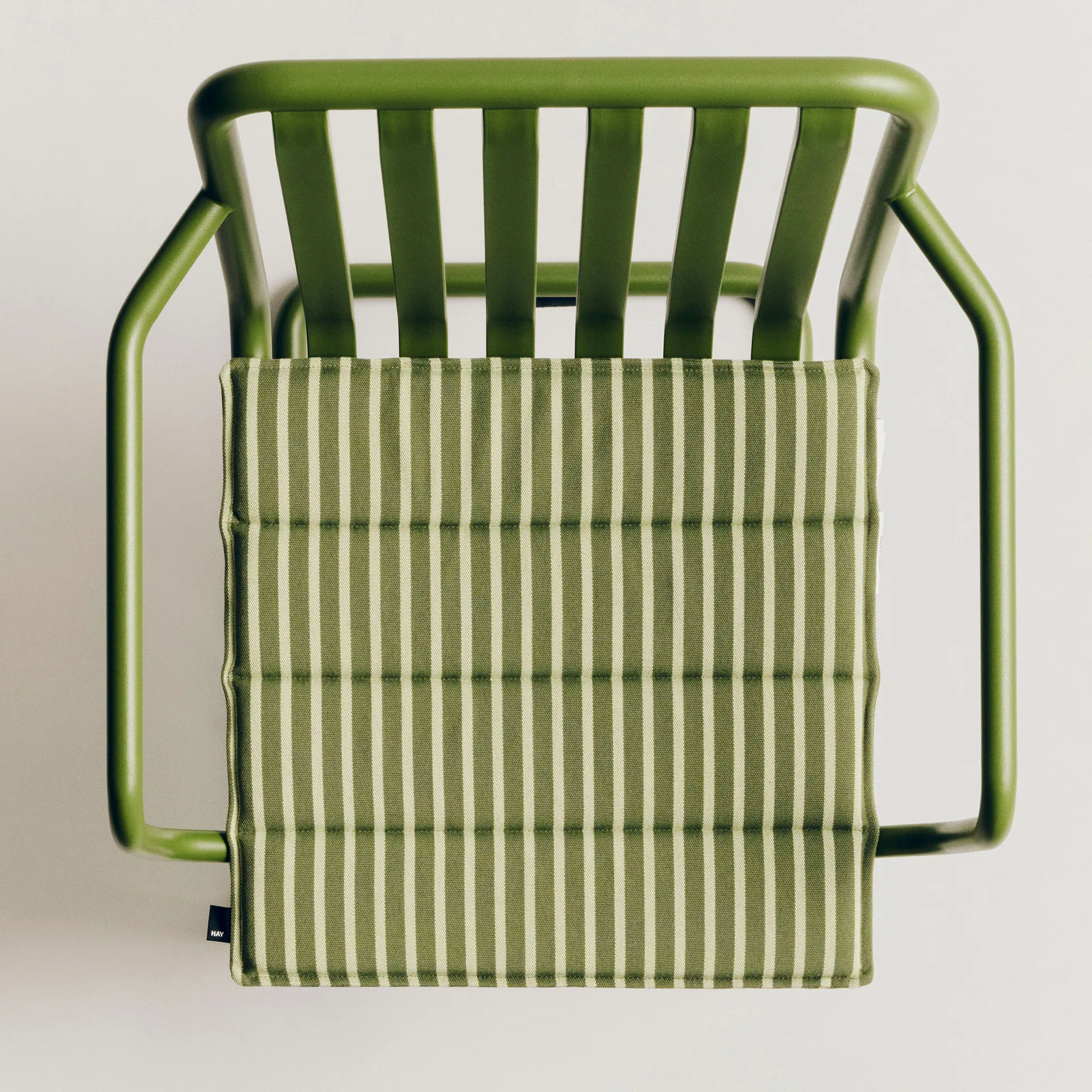 Terrazza sittdyna, Olive bold stripe, 40x40 cm HAY