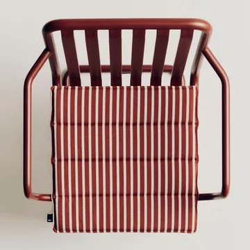 Terrazza sittdyna - Terracotta bold stripe, 40x40 cm - HAY