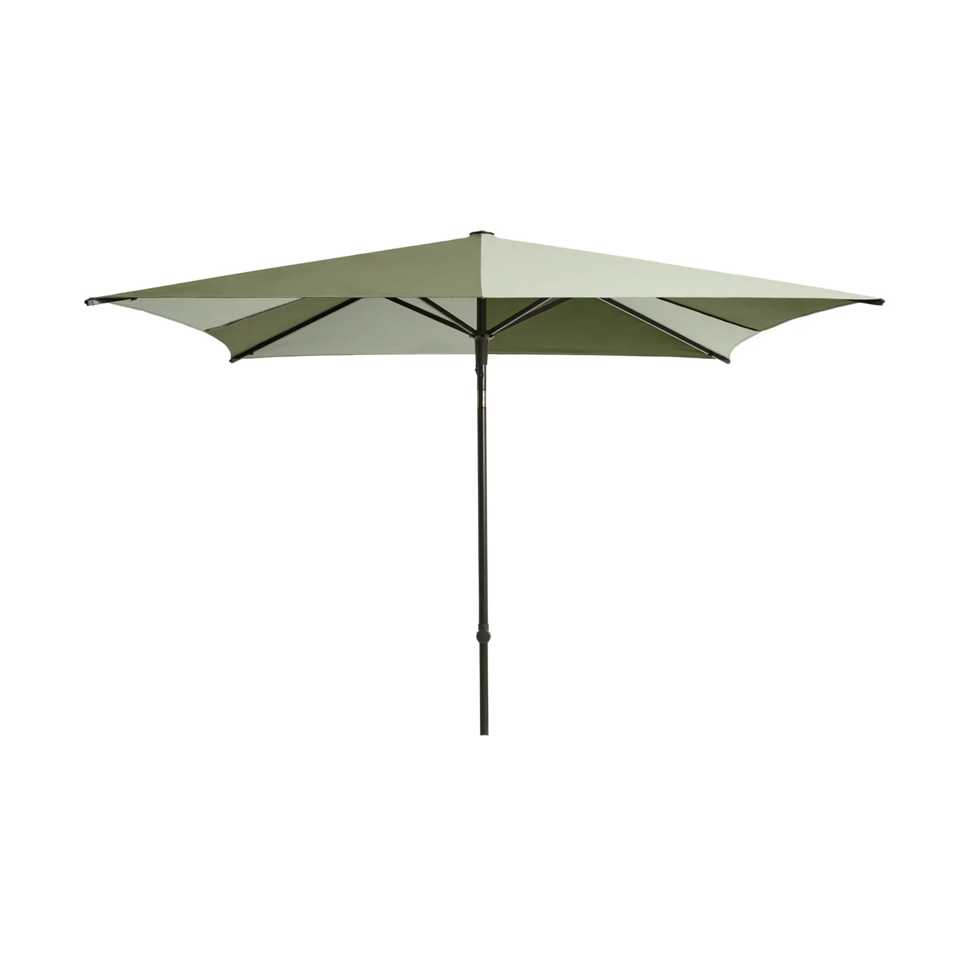 Terrazza Square parasoll, Green-dark green HAY