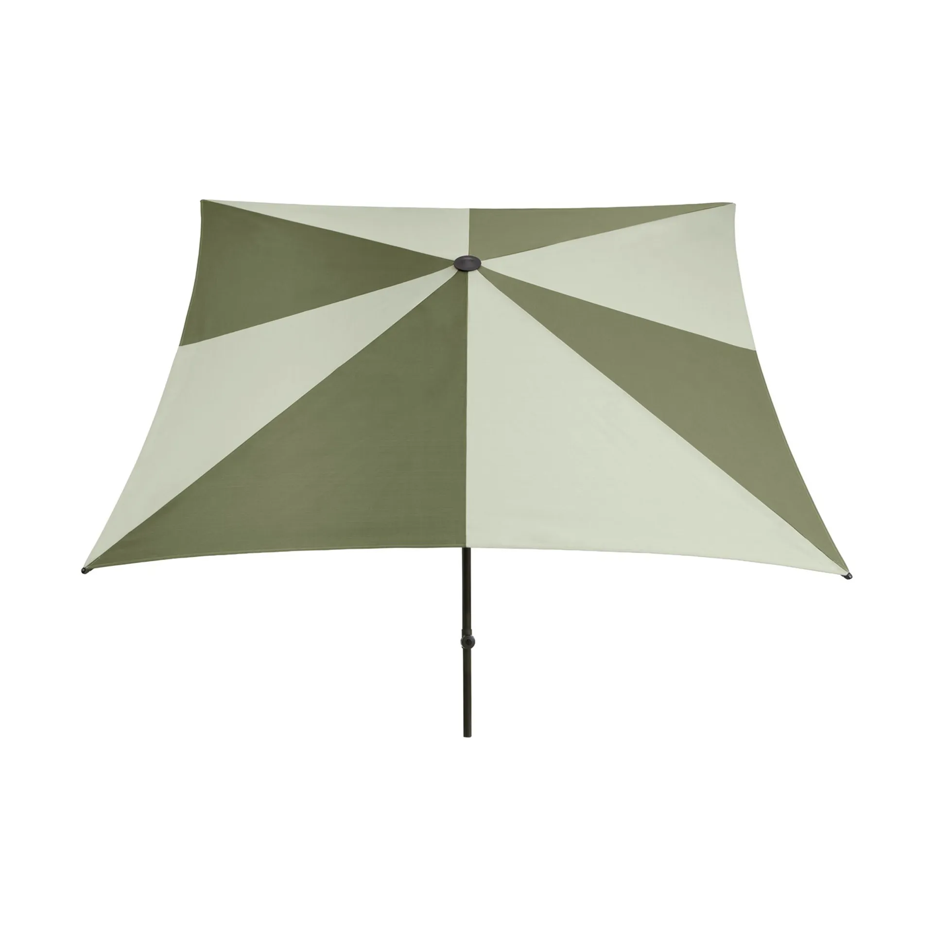 Terrazza Square parasoll, Green-dark green HAY