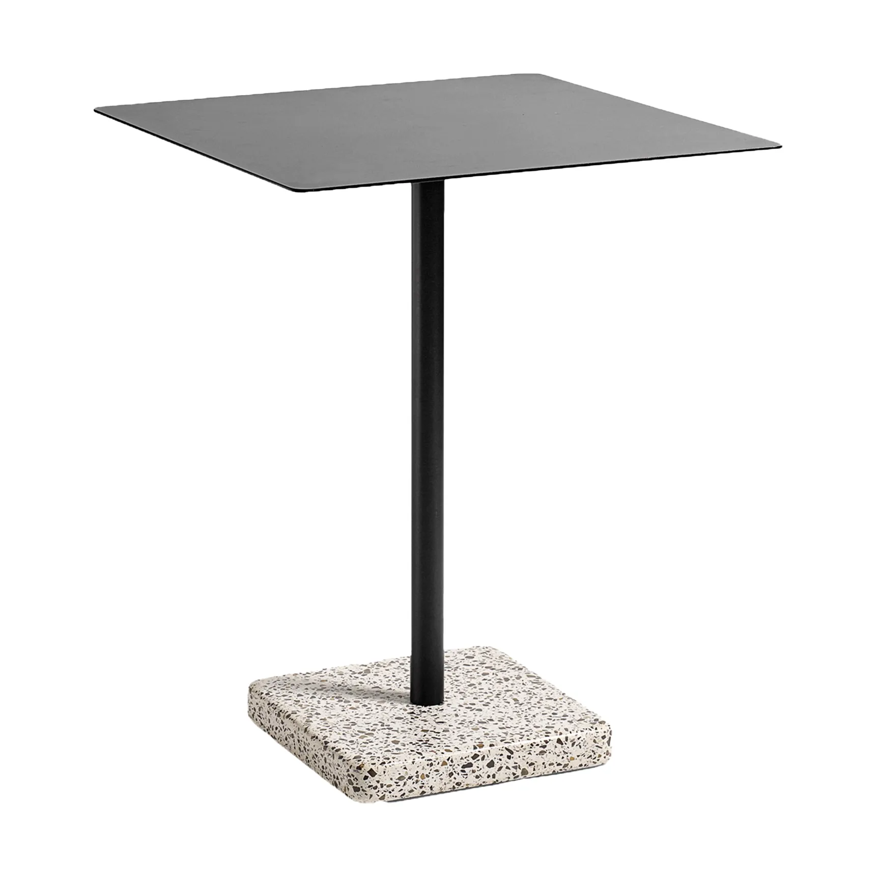 Terrazzo matbord 60x60 cm, Grey terrazzo-anthracite HAY