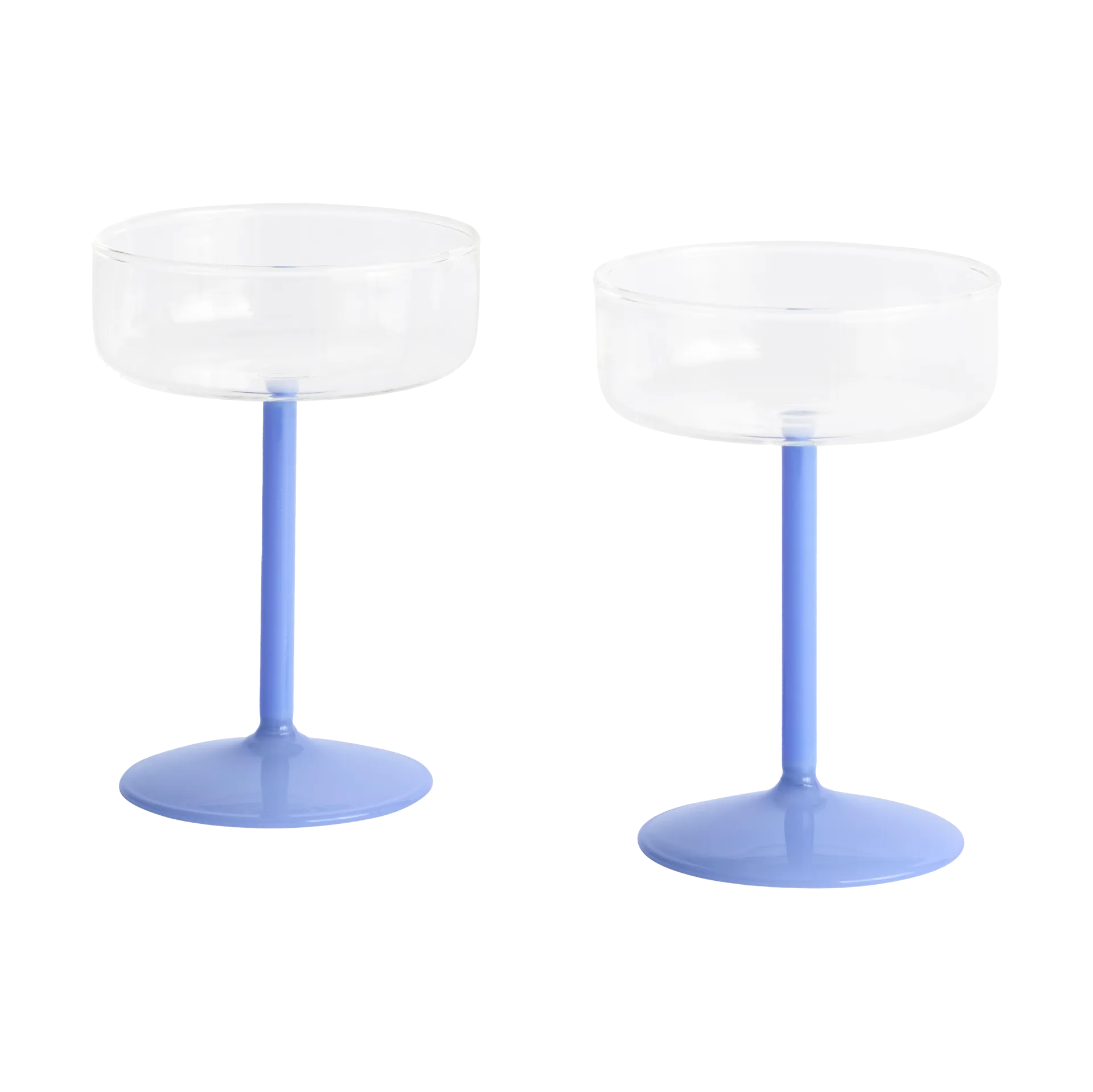 Tint coupeglas 20 cl 2-pack, Clear-jade light blue HAY