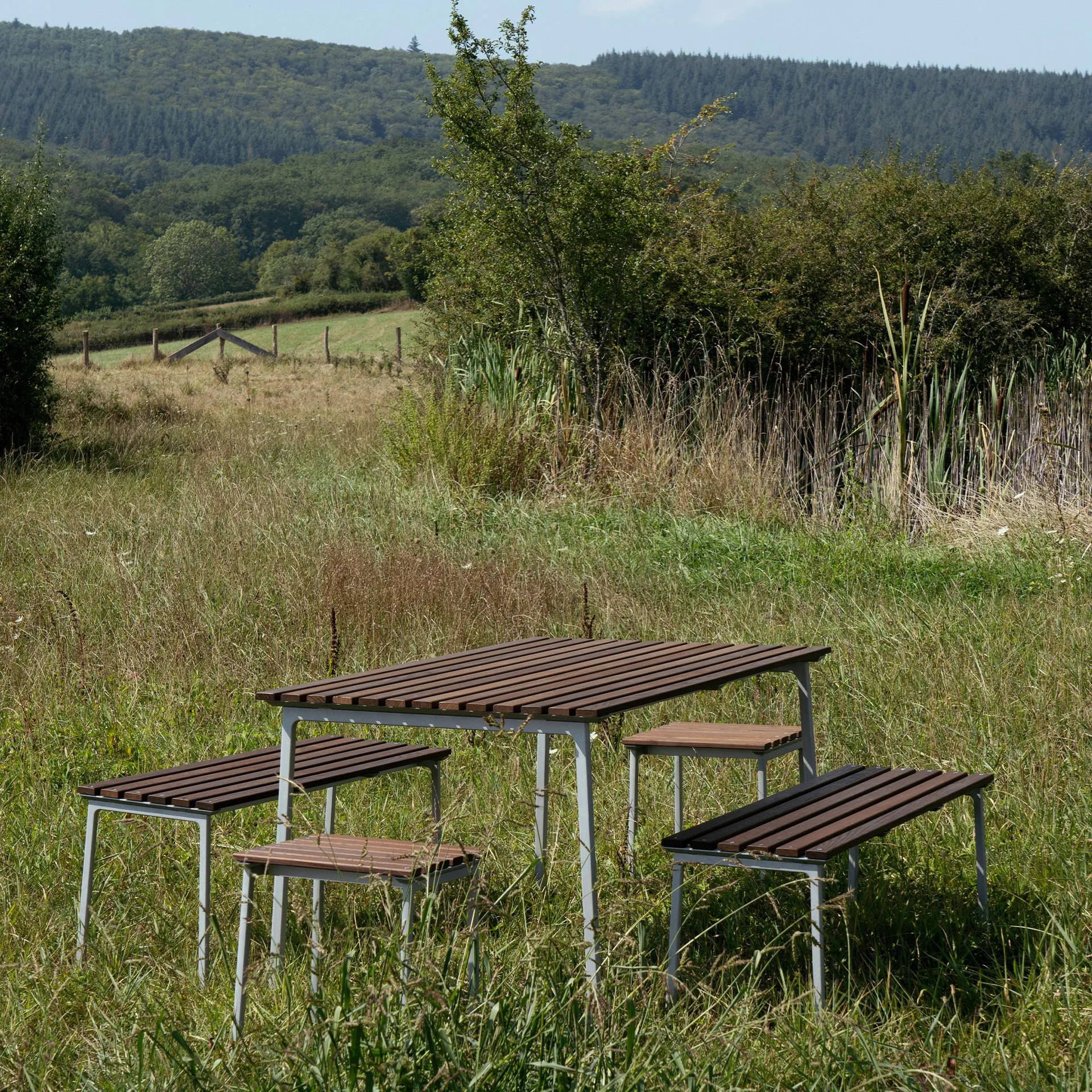 Traverse Bench 114 bänk, Oljad ask HAY