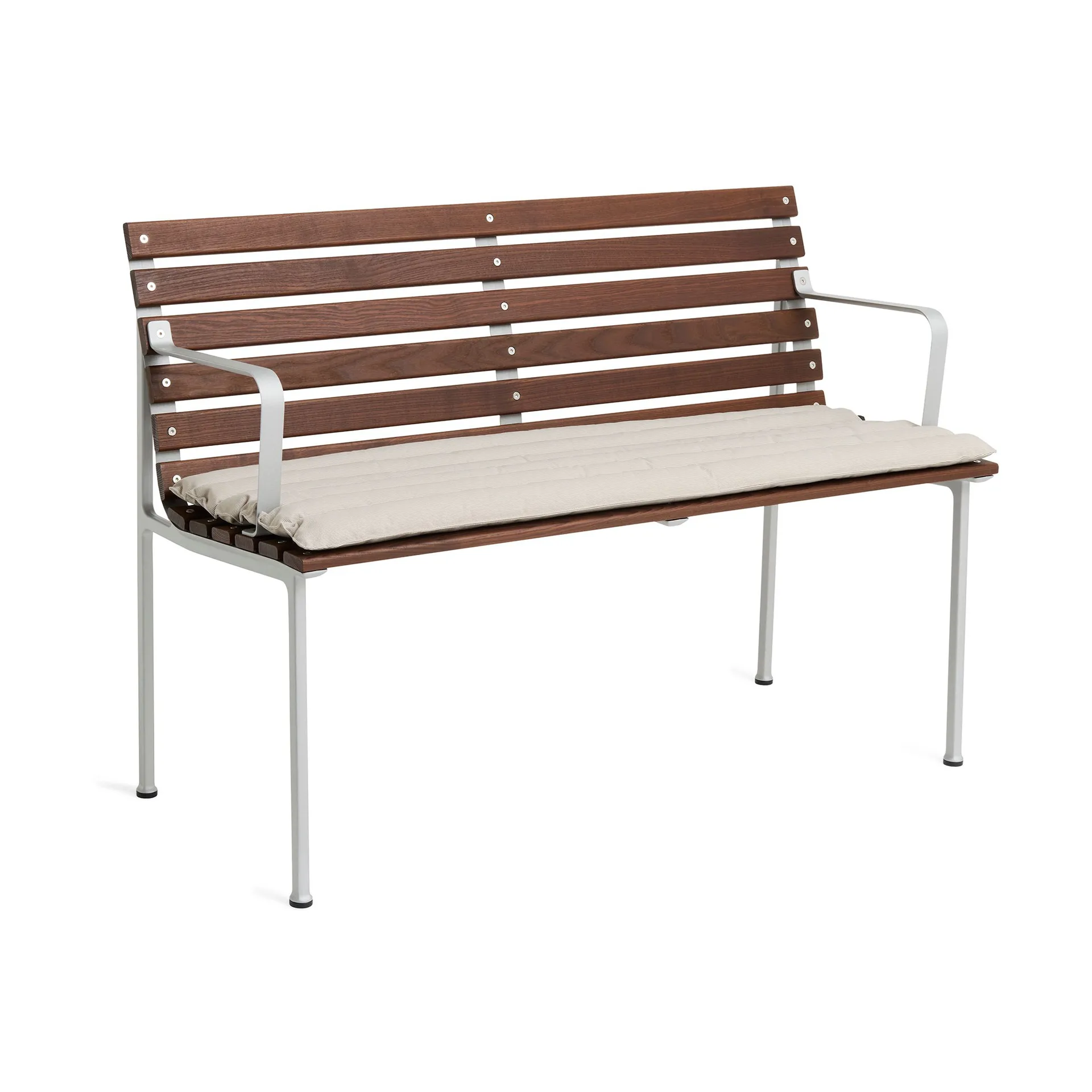 Traverse Quilted Bench 114/Dining Bench bänkdyna, Beige sand HAY