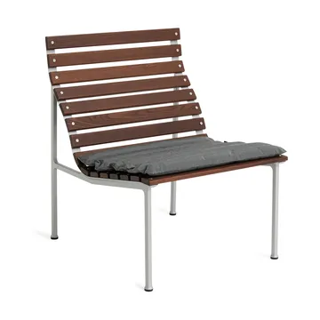 Traverse Quilted Lounge Chair/Armchair sittdyna - Black pepper - HAY