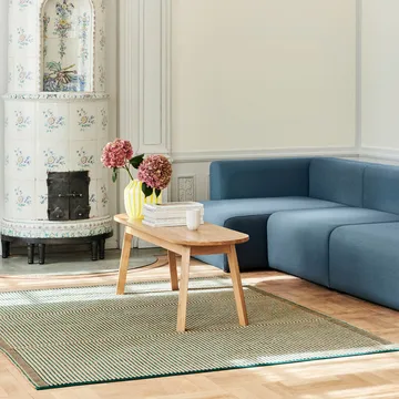 Triangle Leg bänk - Oljad ek, 200 cm - HAY