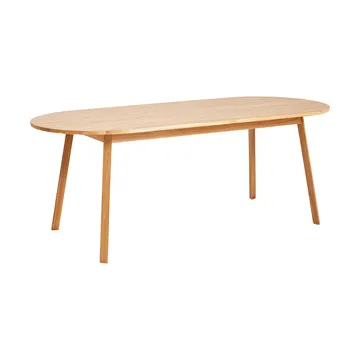 Triangle Leg matbord - Oljad ek, 250x85 cm - HAY