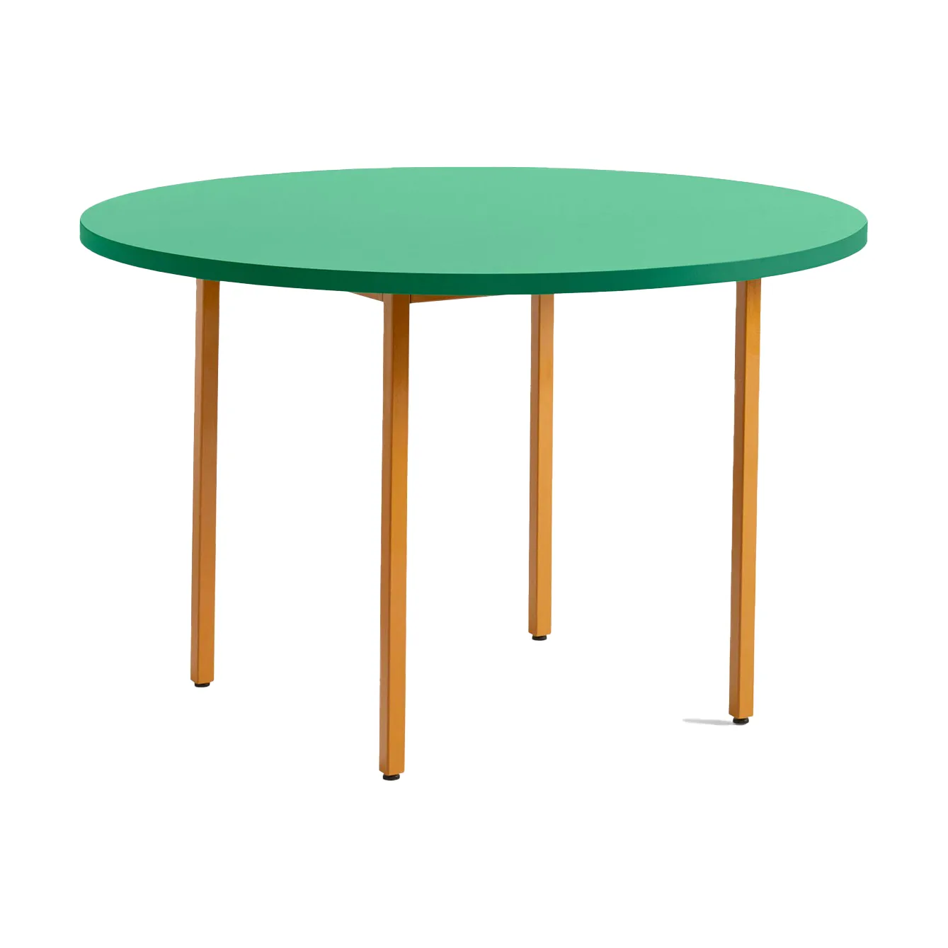 Two-Colour matbord Ø120 cm, Ochre-green mint HAY