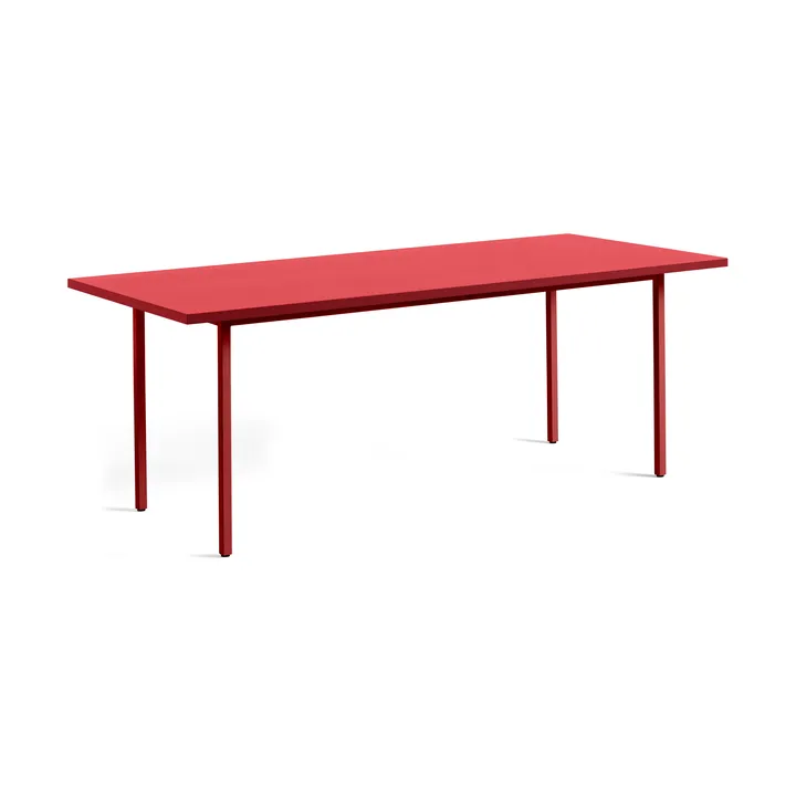 Two-Colour matbord 90x200 cm - Maroon red-red - HAY