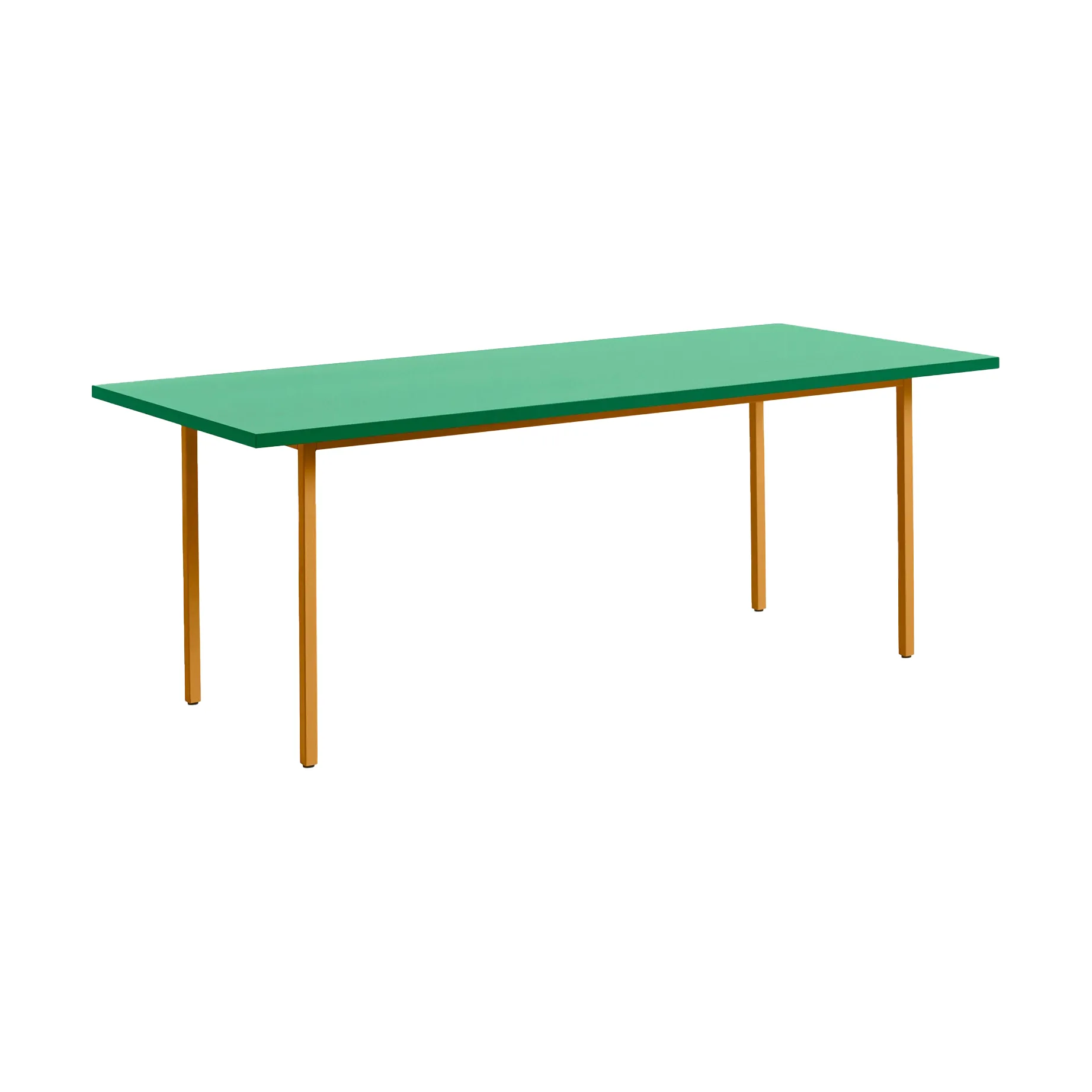 Two-Colour matbord 90x200 cm, Ochre-green mint HAY