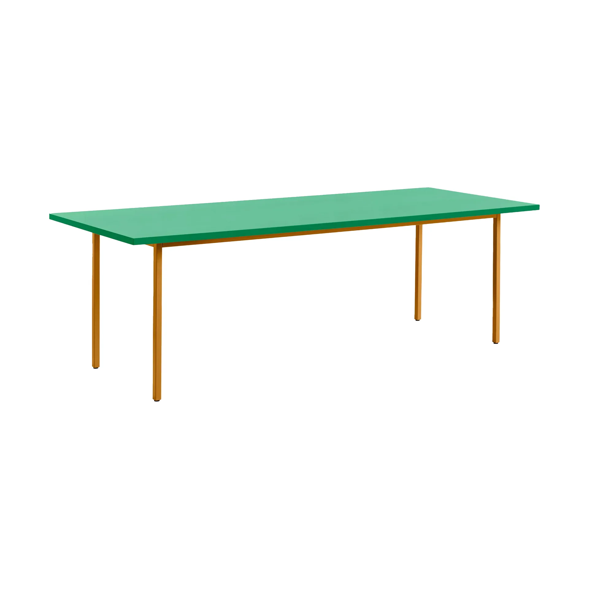 Two-Colour matbord 90x240 cm, Ochre-green mint HAY