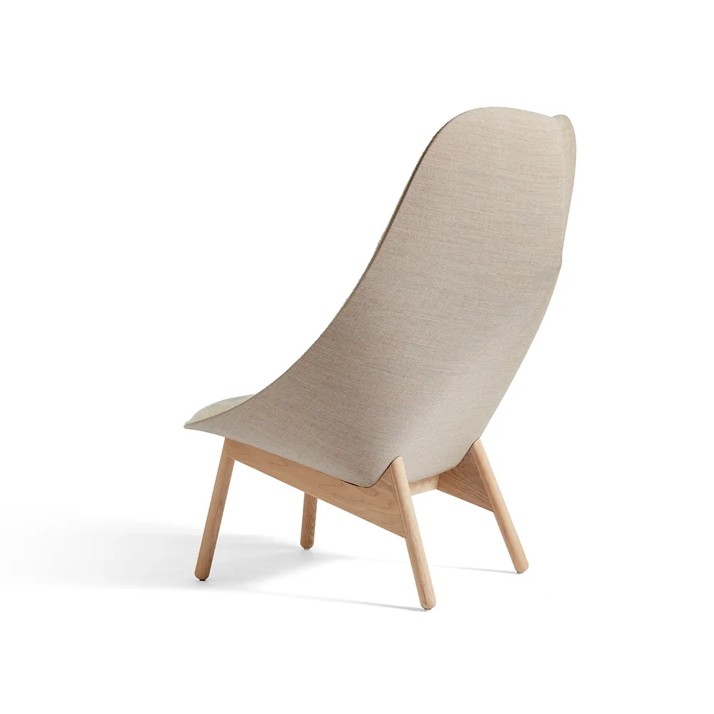 Uchiwa Quilt loungefåtölj, Cream A5-ek-Canvas 244 HAY