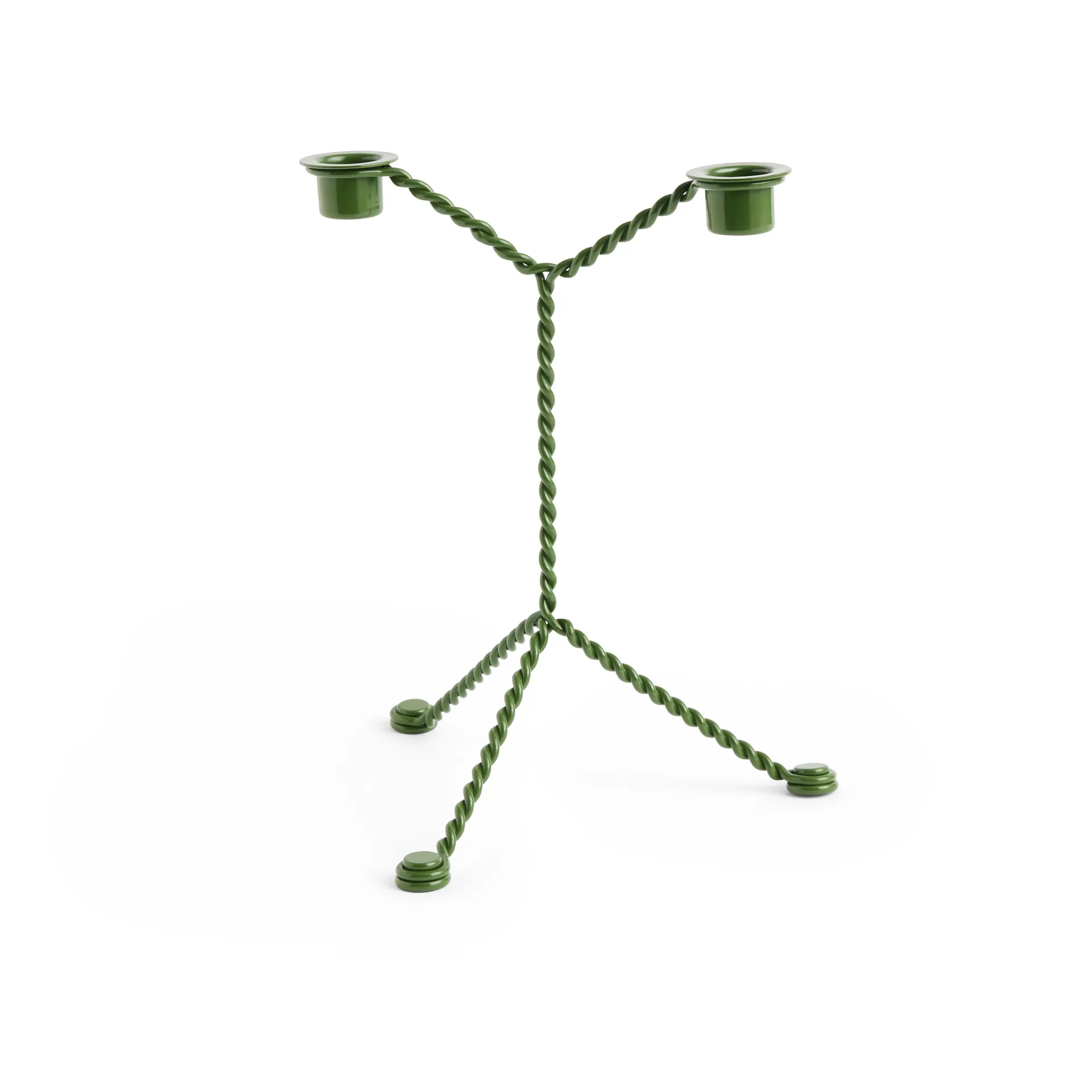 Wire ljusstake, Green HAY