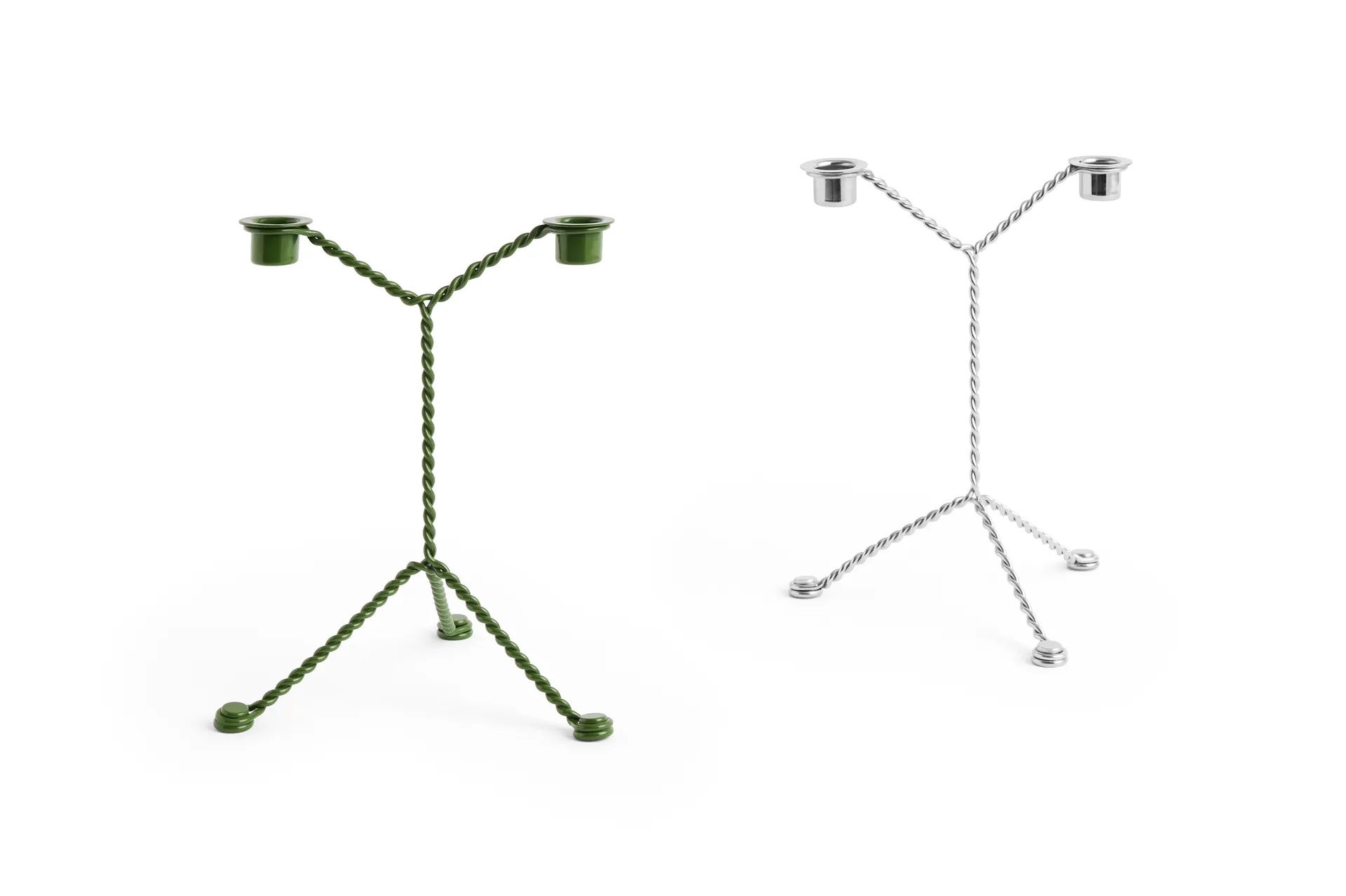 Wire ljusstake, Mirror HAY