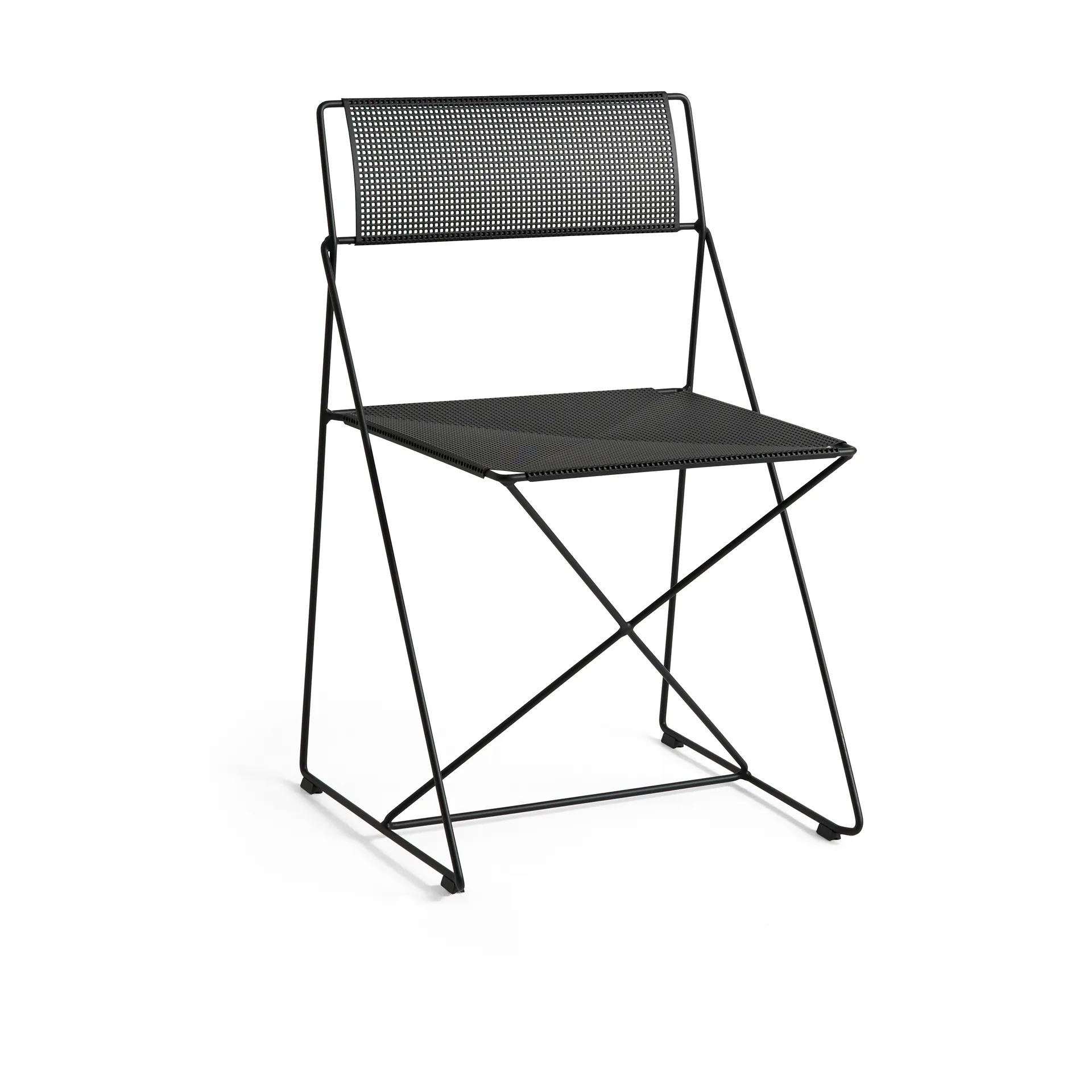 X-Line Indoor Outdoor stol, Black HAY