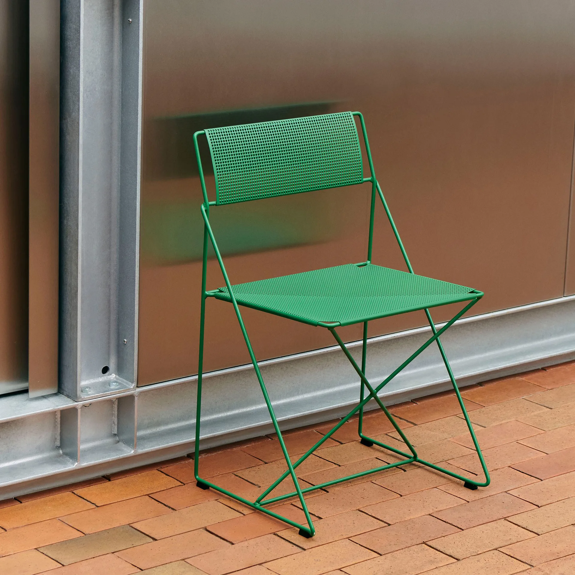 X-Line Indoor Outdoor stol, Leek green HAY