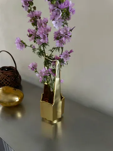 Ikebana vas 30 cm - Mässing - Hein Studio