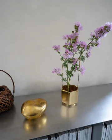Ikebana vas 30 cm - Mässing - Hein Studio