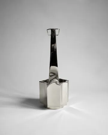 Ikebana vas 30 cm - Nickel - Hein Studio