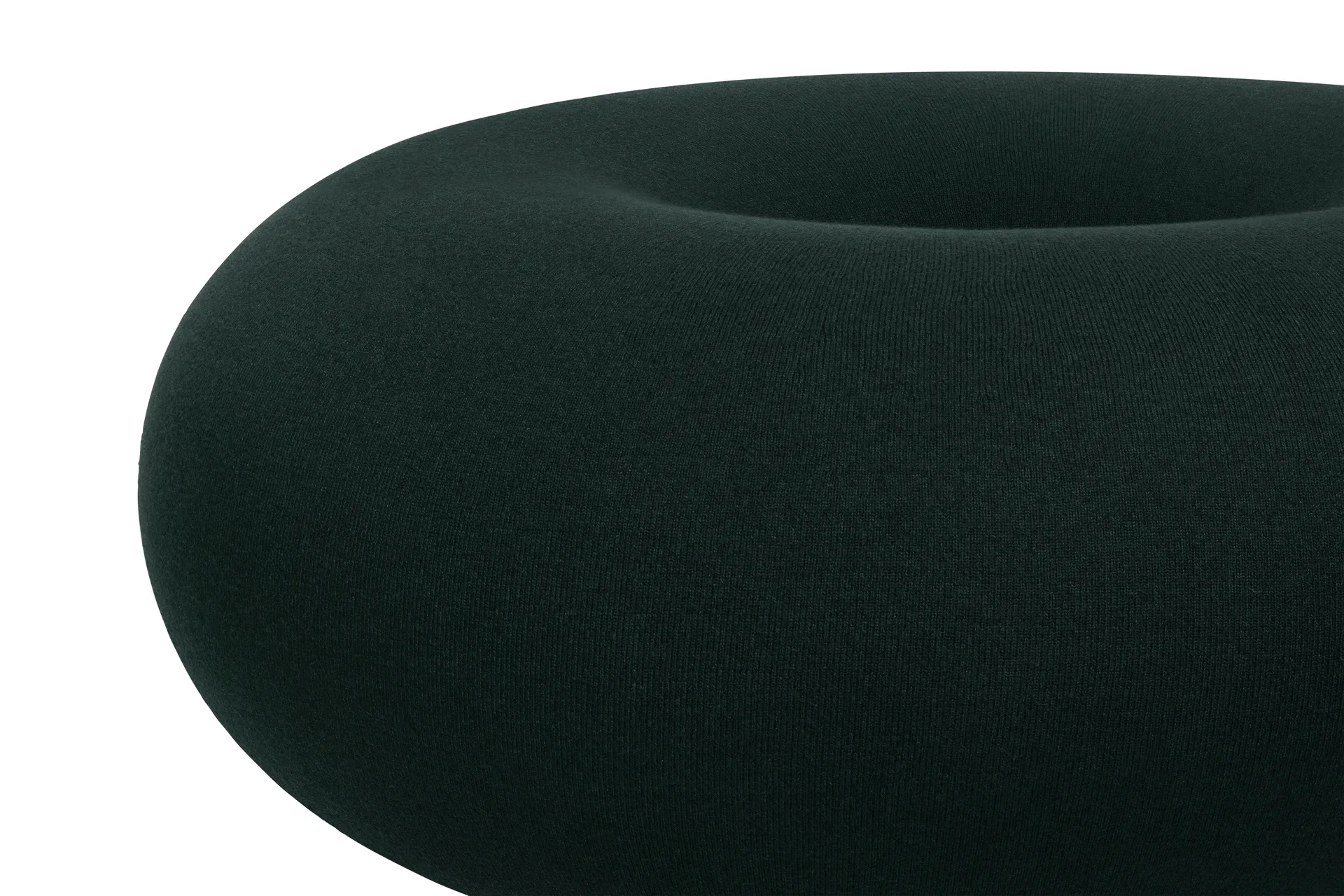 Boa puff Ø114 cm, Pine green Hem