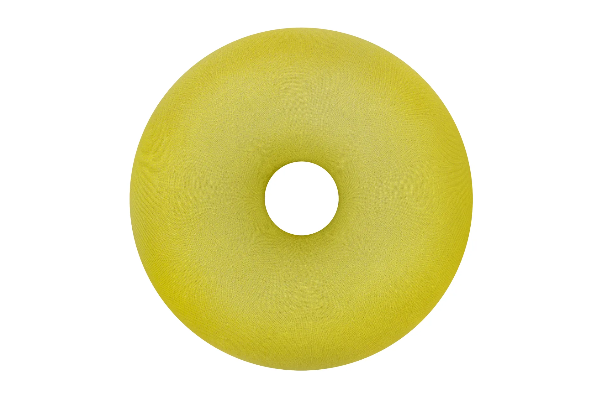 Boa puff Ø114 cm, Sulfur yellow Hem