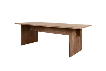 Bookmatch matbord 220 cm - Valnöt - Hem