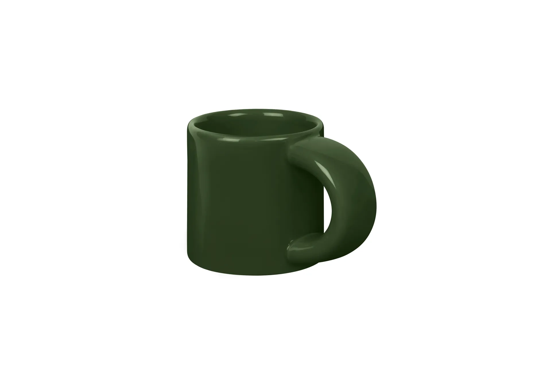 Bronto espressokopp 10 cl 4-pack, Green Hem