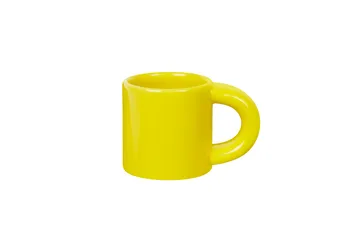 Bronto espressokopp 10 cl 4-pack - Yellow - Hem