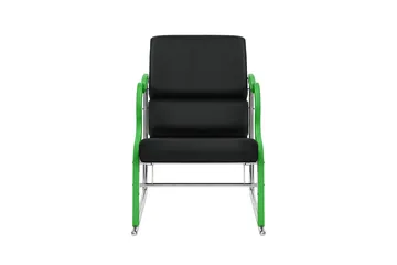 Experiment 501 loungefåtölj - Green-black leather - Hem