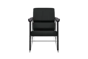 Experiment 502 loungefåtölj - Black-black leather - Hem