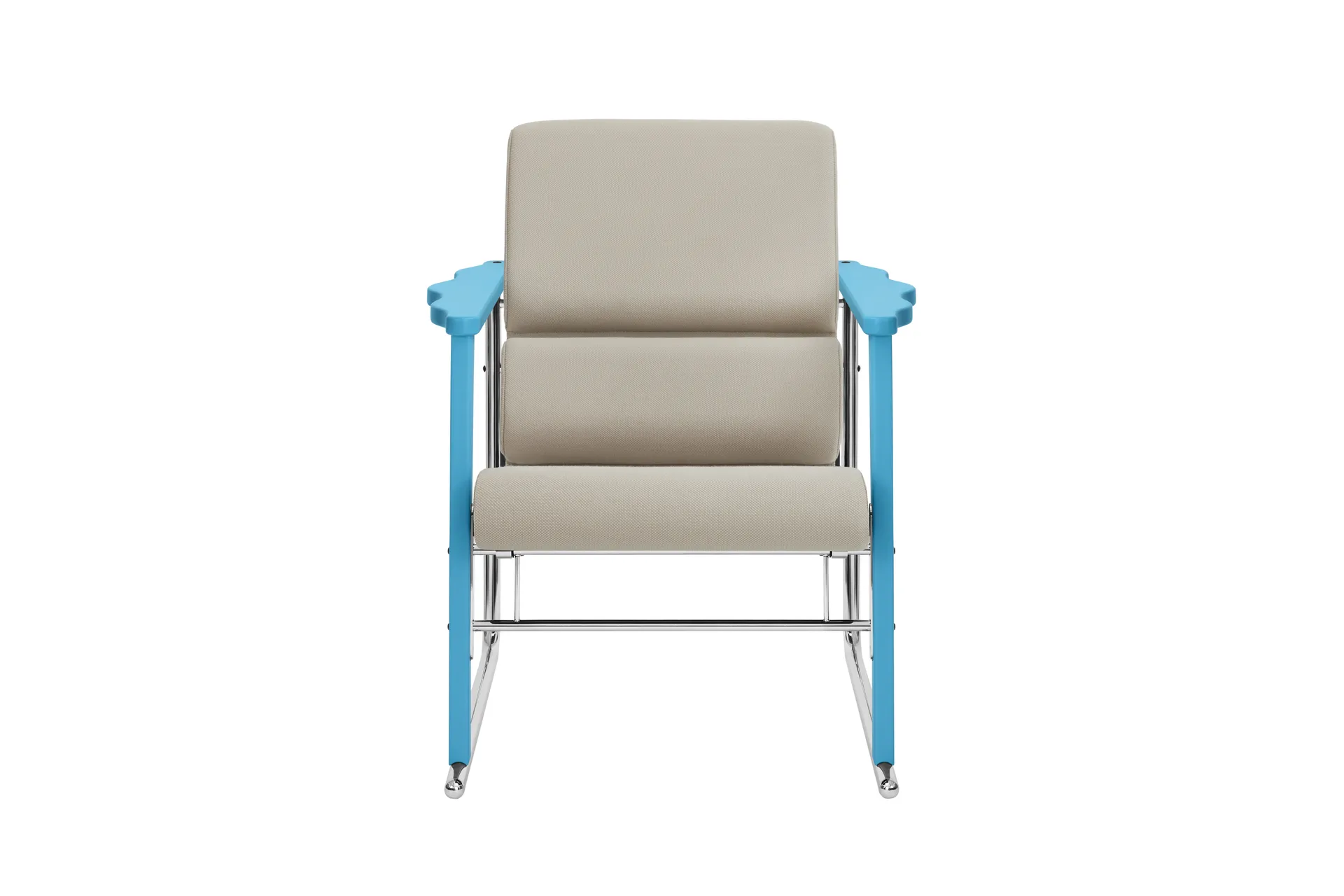 Experiment 502 loungefåtölj, Blue-light beige Hem