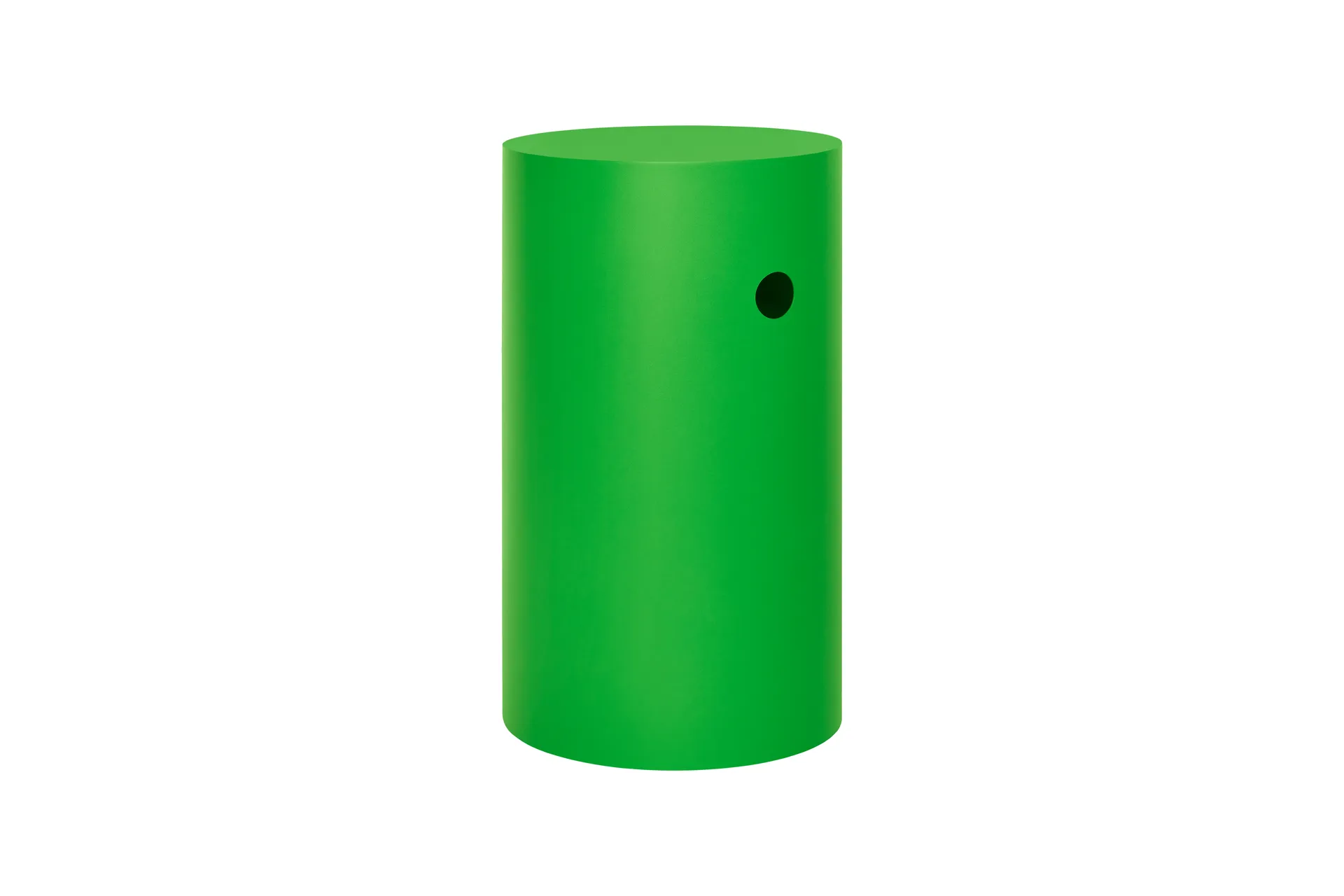 Hide piedestal Ø38x68 cm, Pure green textured Hem