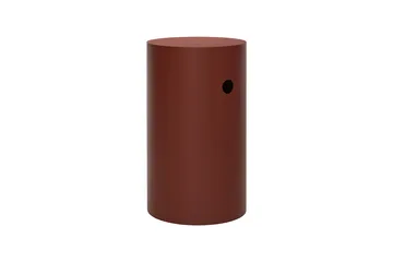 Hide piedestal Ø38x68 cm - Red brown textured - Hem