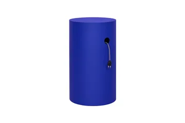 Hide piedestal Ø38x68 cm - Ultramarine blue textured - Hem