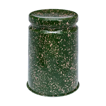 Last pall Ø32x44 cm - Green-pink splatter - Hem