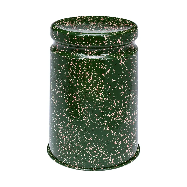 Last pall Ø32x44 cm - Green-pink splatter - Hem