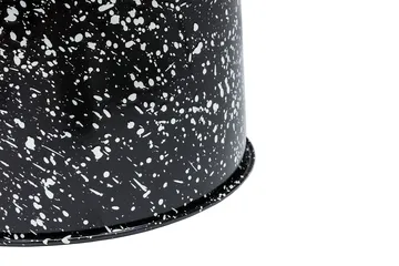Last rund pall Ø32x44 cm - Black-white splatter - Hem