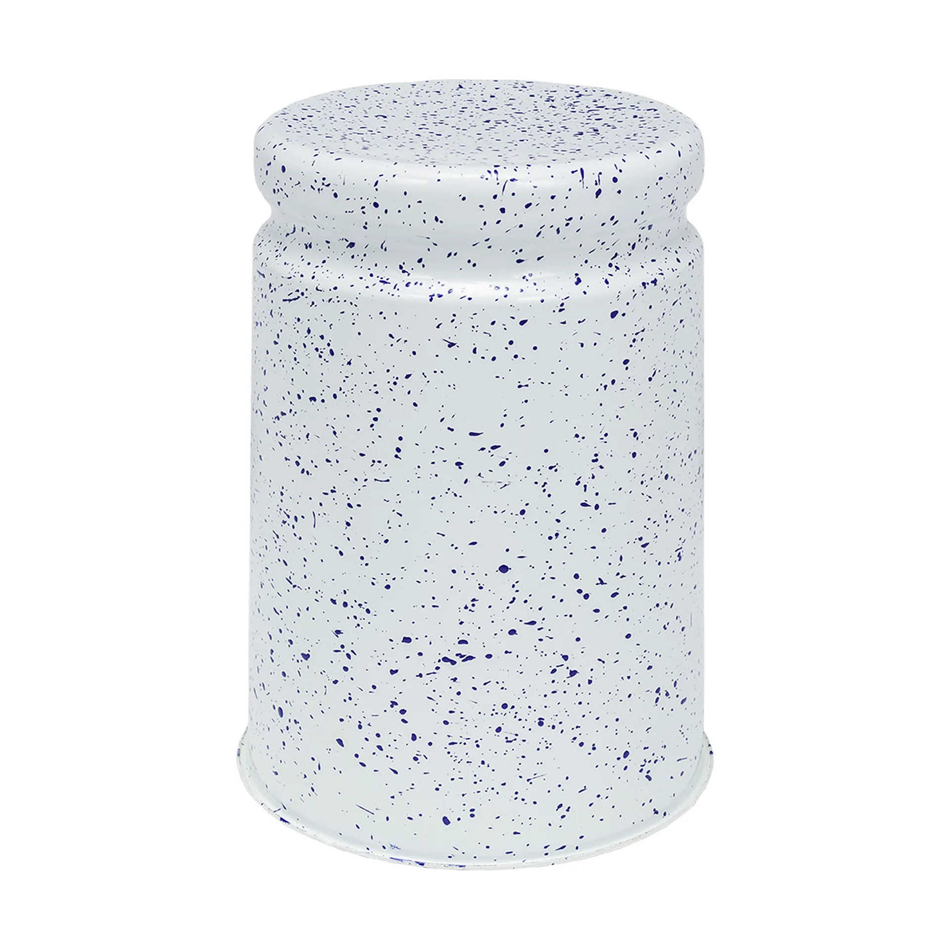 Last rund pall Ø32x44 cm, White-blue splatter Hem