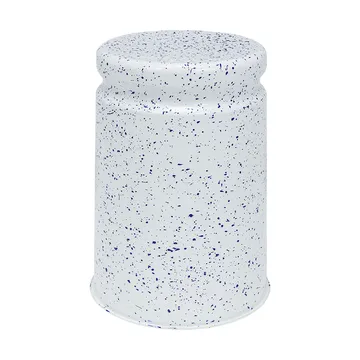Last rund pall Ø32x44 cm - White-blue splatter - Hem